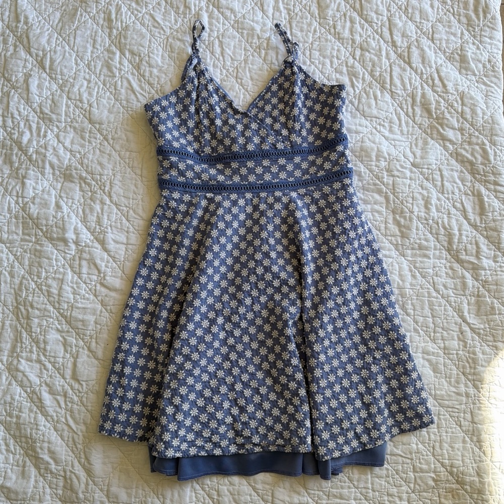 Blue Floral Dress